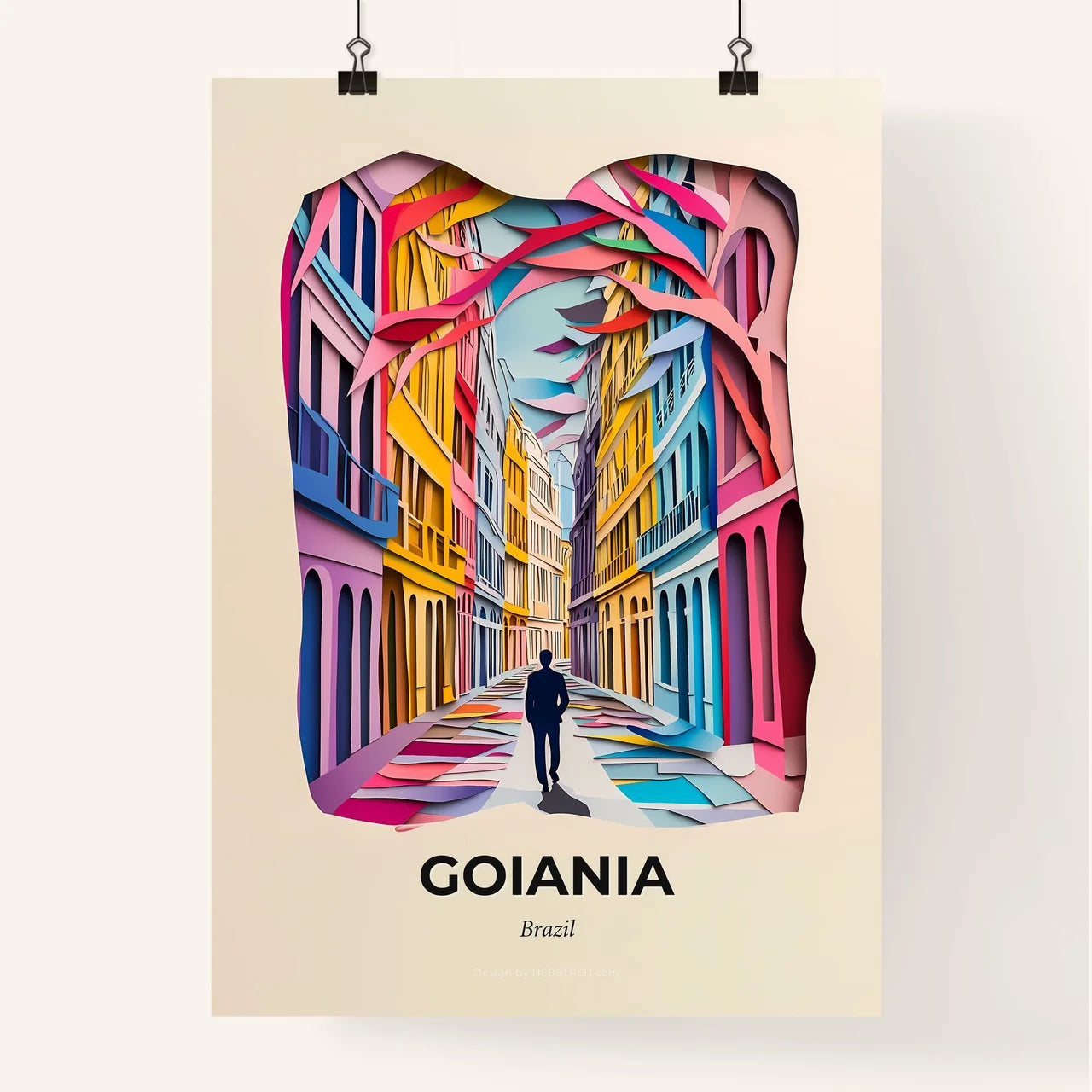 Vivid Goiania, Brazil, Colorful Poster