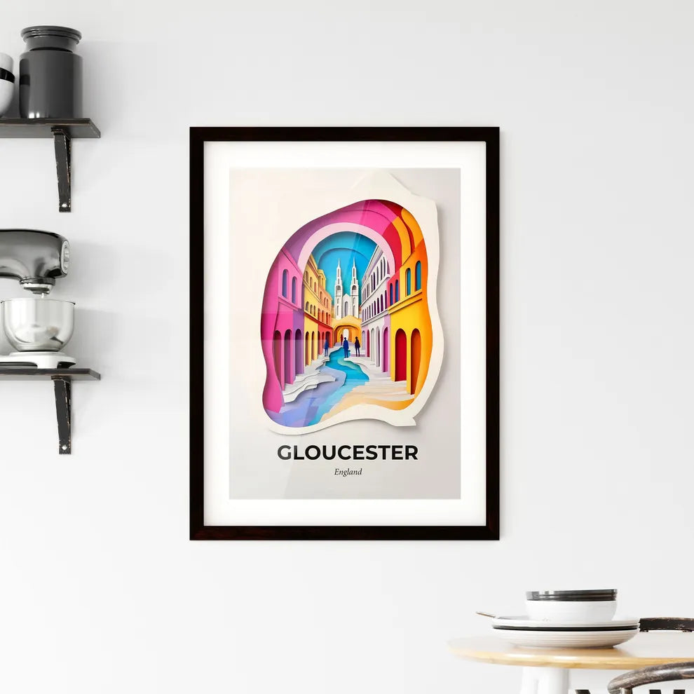 Vivid Gloucester, England, Framed Wall Art