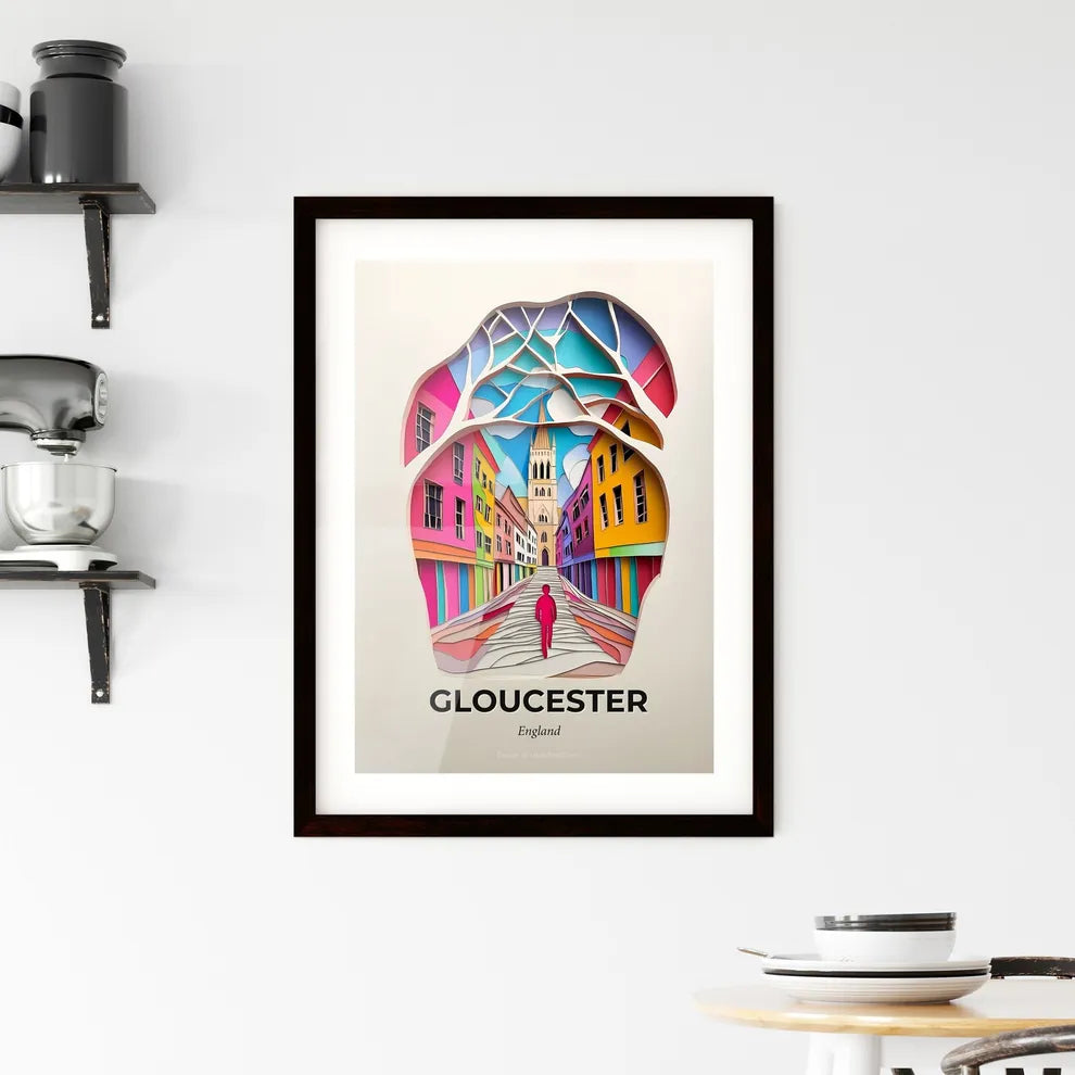 Vivid Gloucester, England, Framed Wall Art