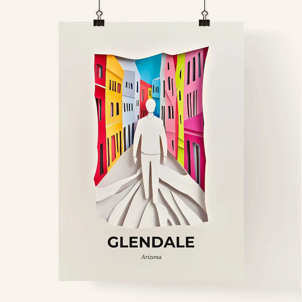 Vivid Glendale, Arizona, Colorful Poster