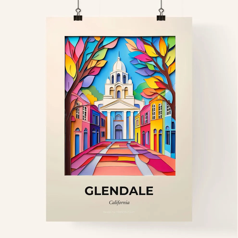 Vivid Glendale, California, Colorful Poster