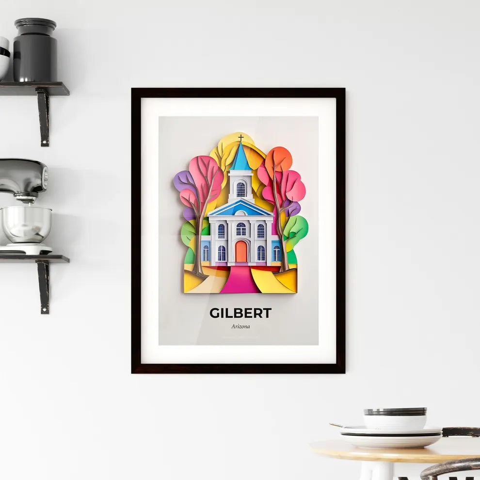 Vivid Gilbert, Arizona, Framed Wall Art