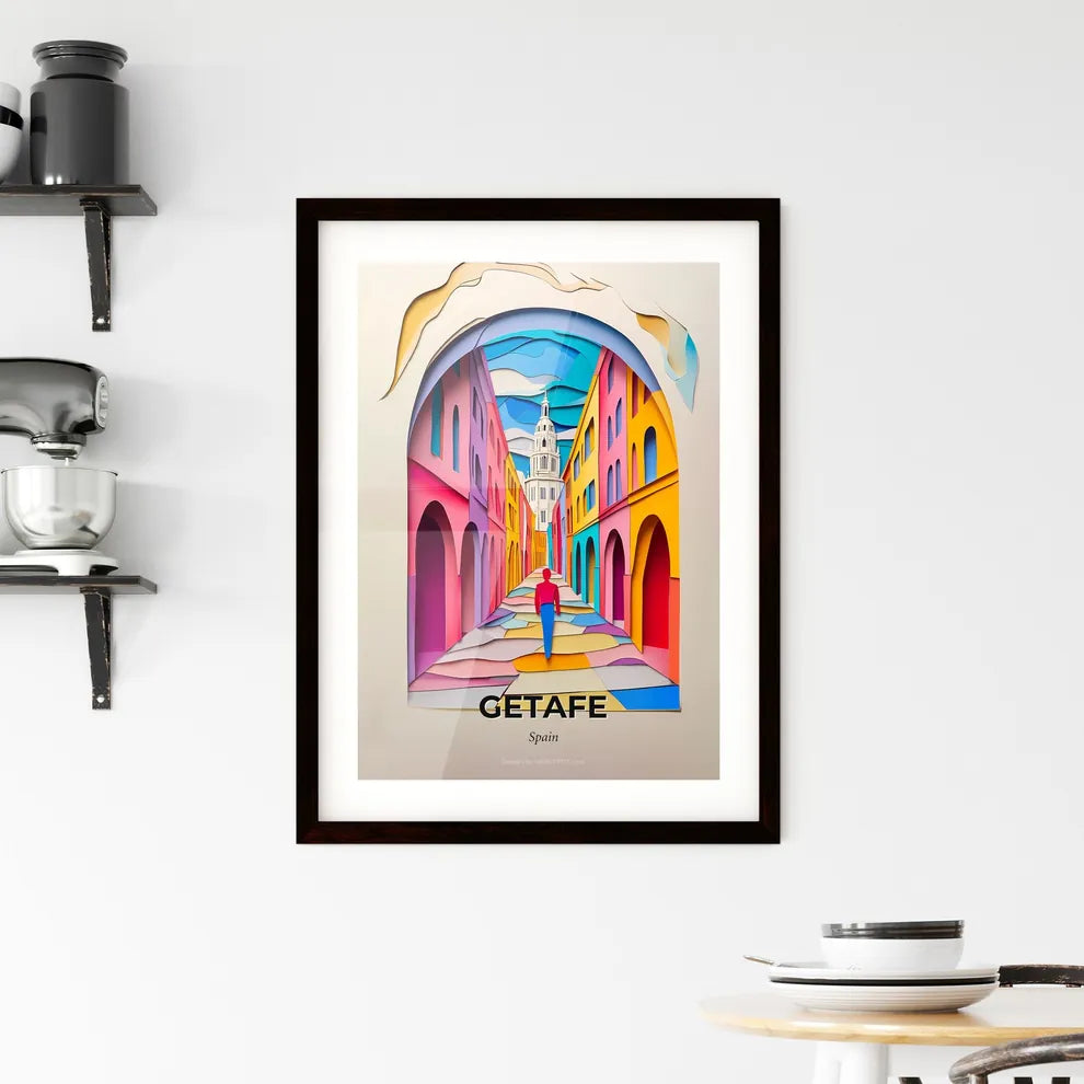 Vivid Getafe, Spain, Framed Wall Art