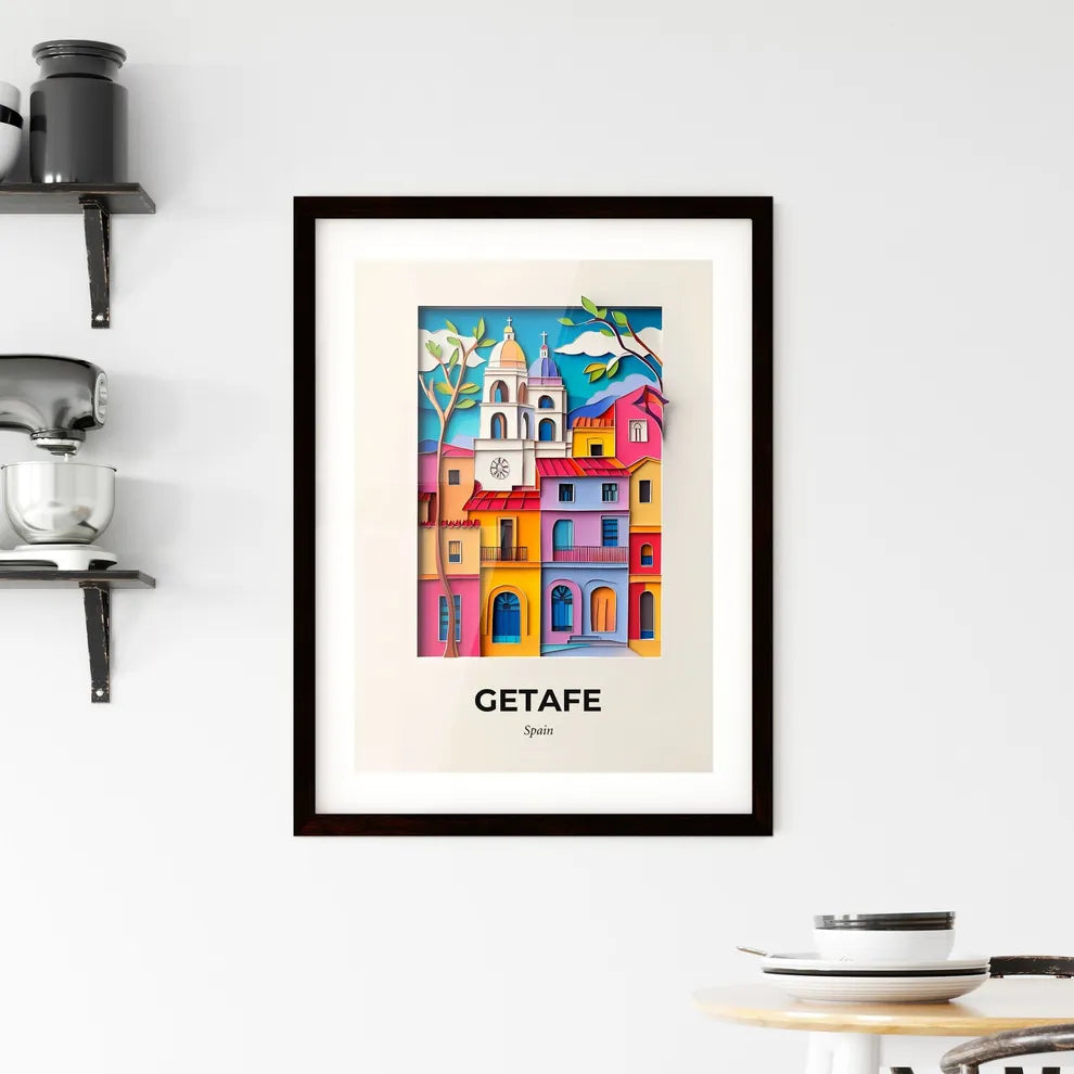 Vivid Getafe, Spain, Framed Wall Art