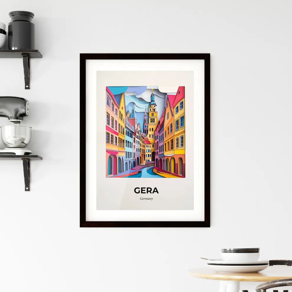 Vivid Gera, Germany, Framed Wall Art
