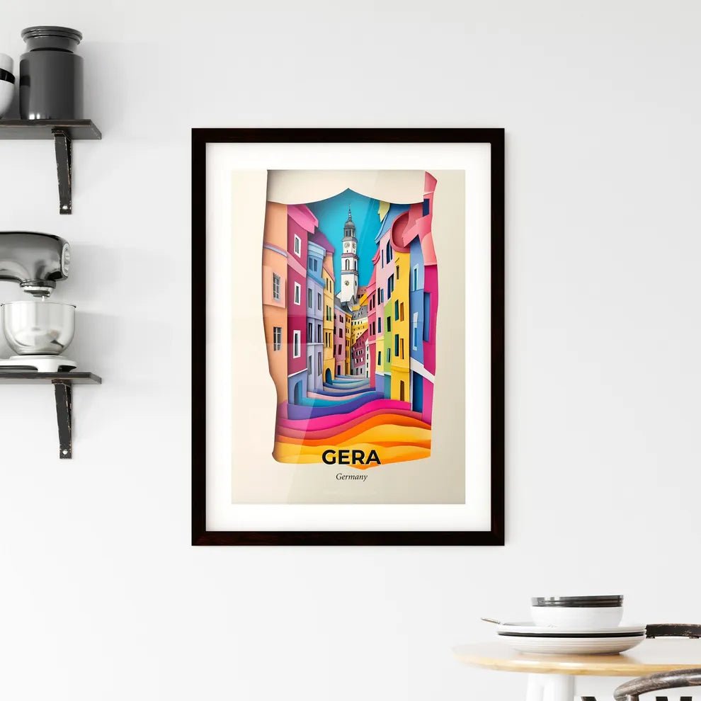 Vivid Gera, Germany, Framed Wall Art