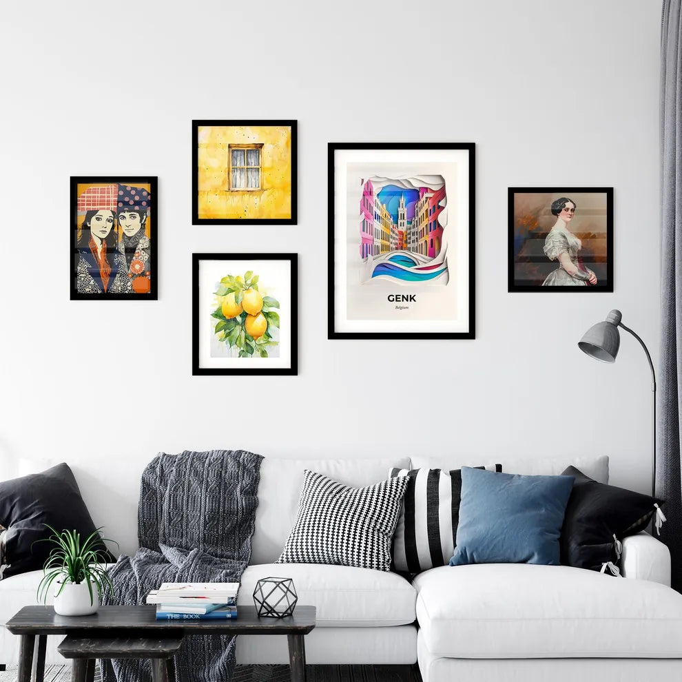 Vivid Genk, Belgium, Premium Framed Prints