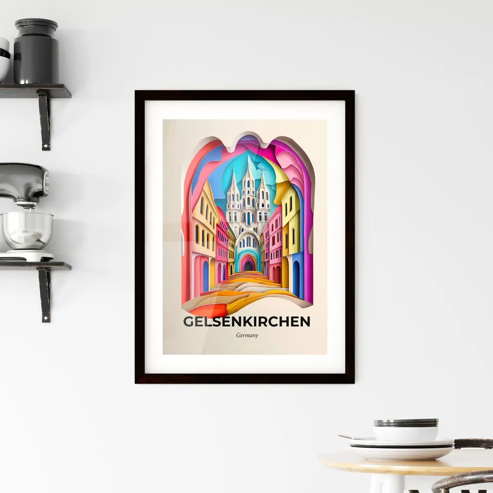 Vivid Gelsenkirchen, Germany, Framed Wall Art