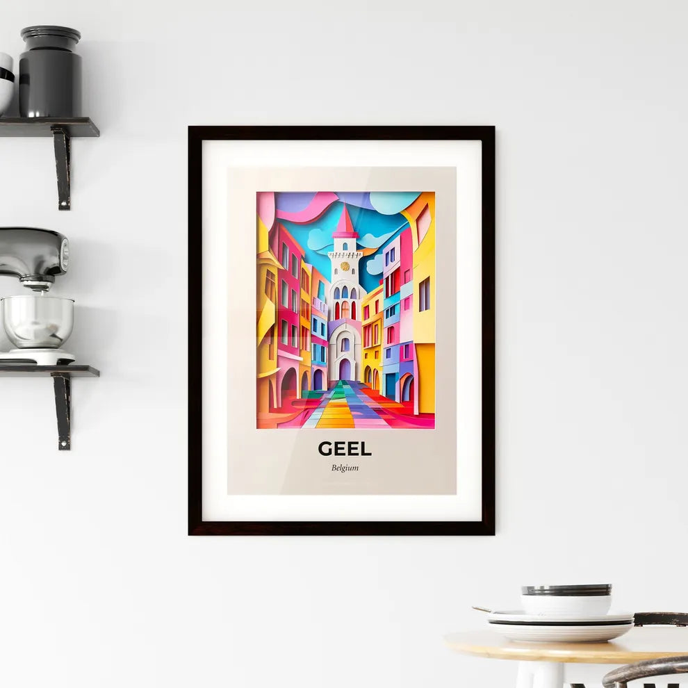 Vivid Geel, Belgium, Framed Wall Art