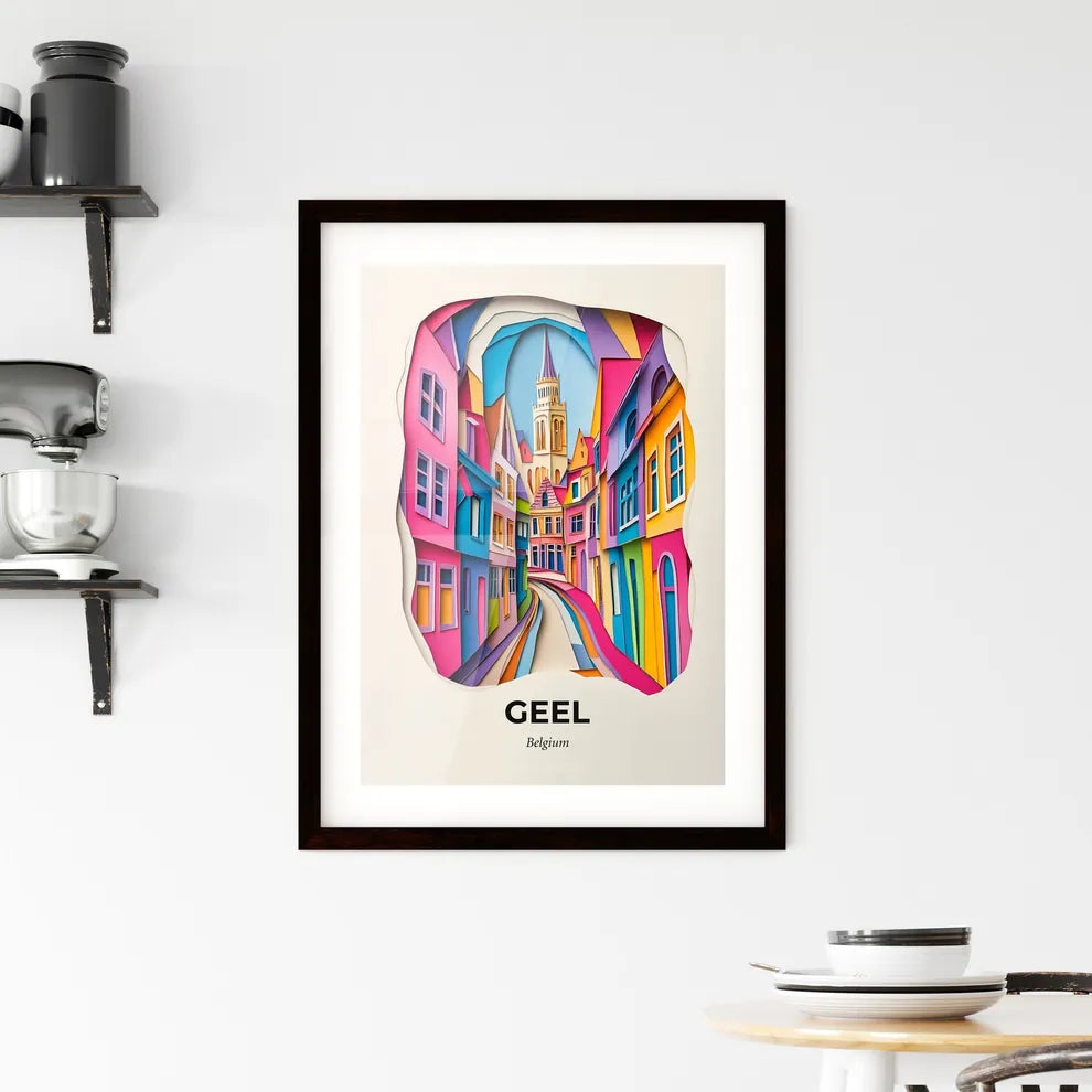 Vivid Geel, Belgium, Framed Wall Art