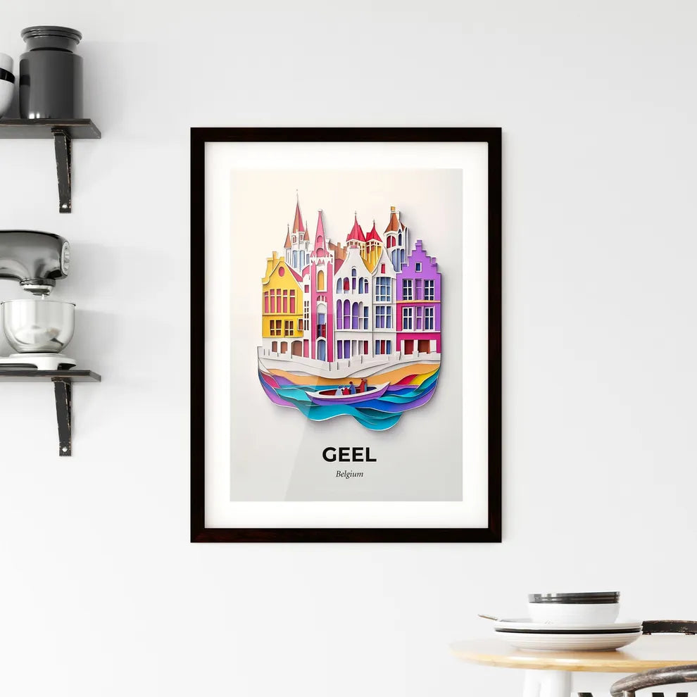 Vivid Geel, Belgium, Framed Wall Art