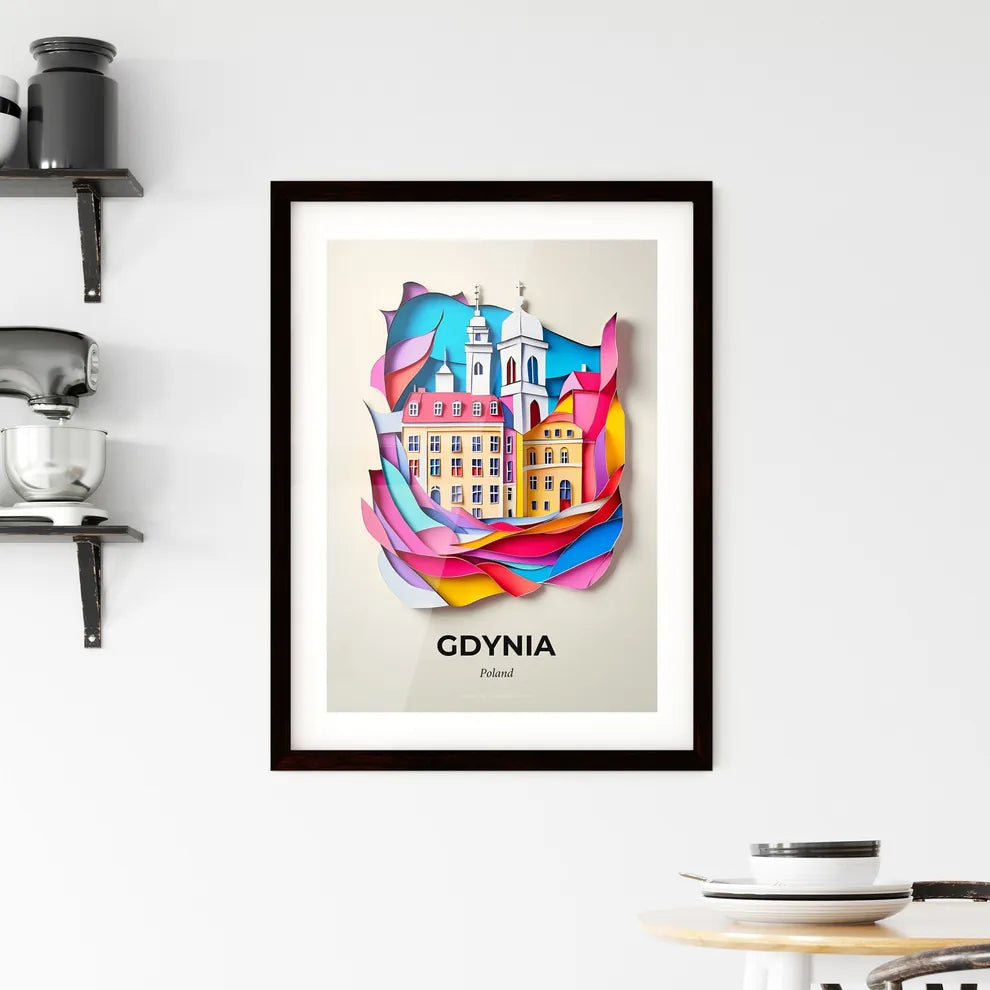 Vivid Gdynia, Poland, Framed Wall Art
