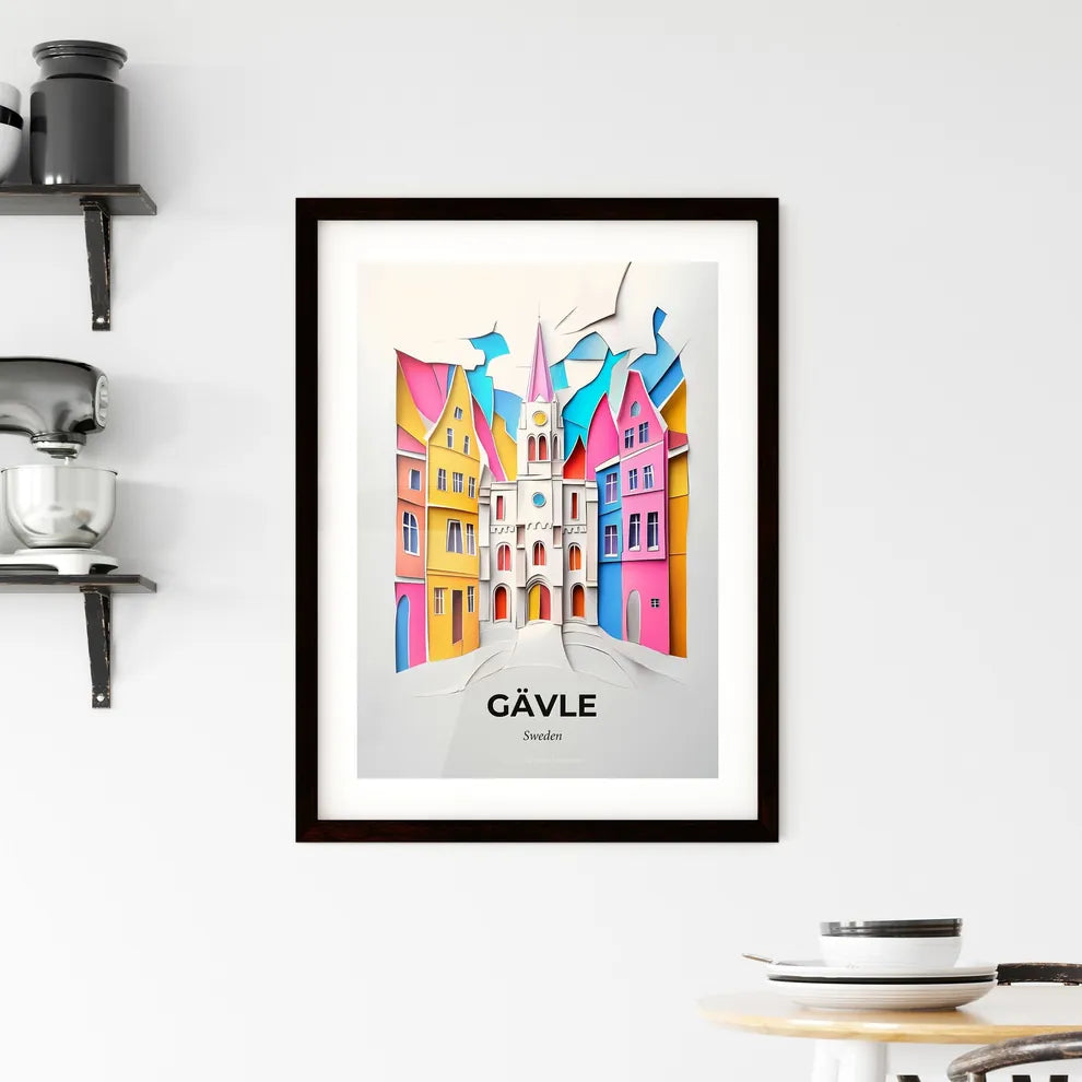 Vivid Gävle, Sweden, Framed Wall Art