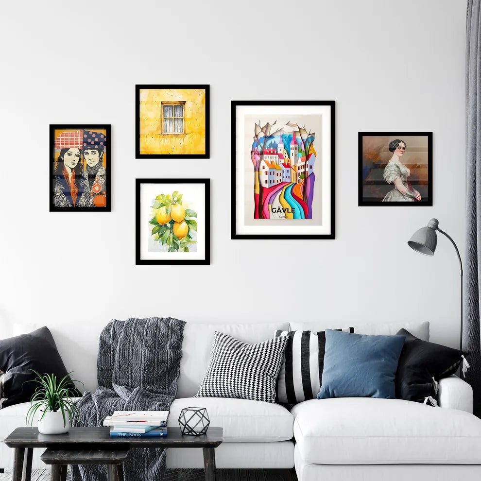 Vivid Gävle, Sweden, Premium Framed Prints