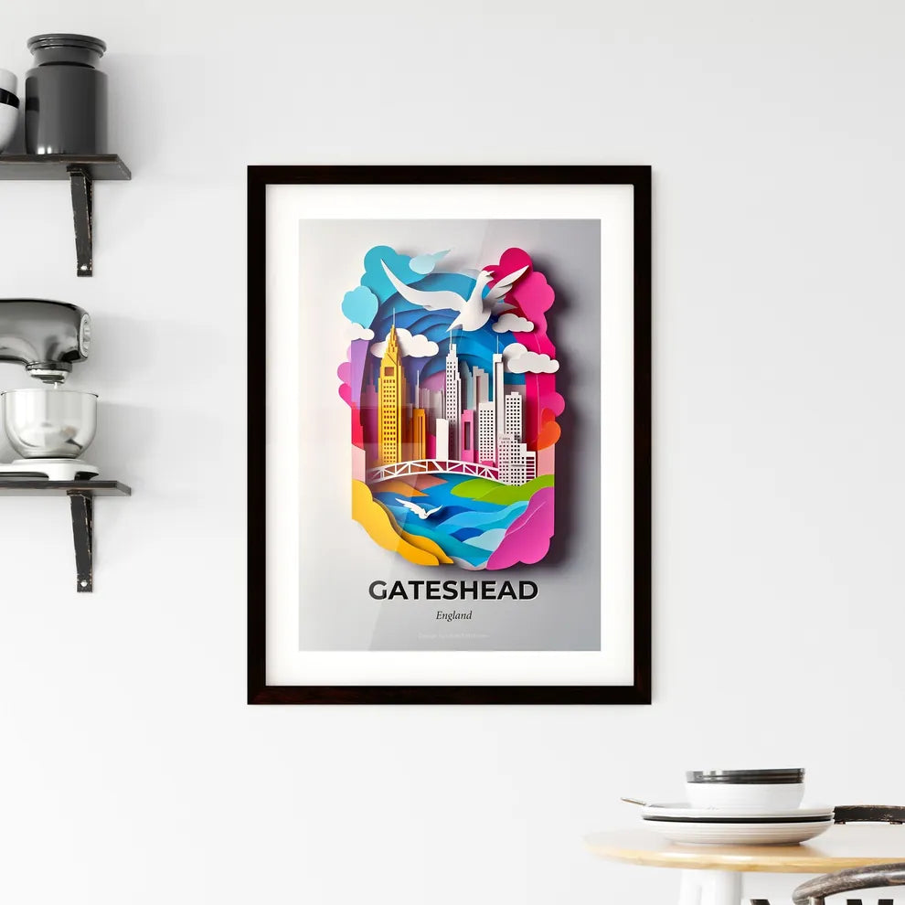 Vivid Gateshead, England, Framed Wall Art