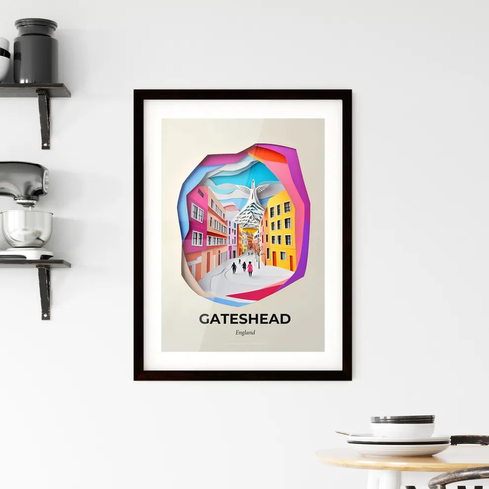 Vivid Gateshead, England, Framed Wall Art