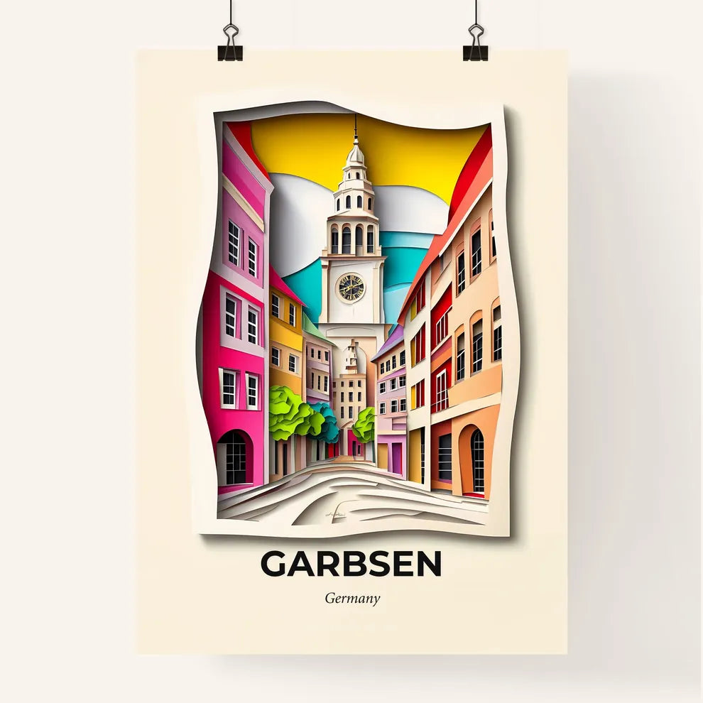 Vivid Garbsen, Germany, Colorful Poster