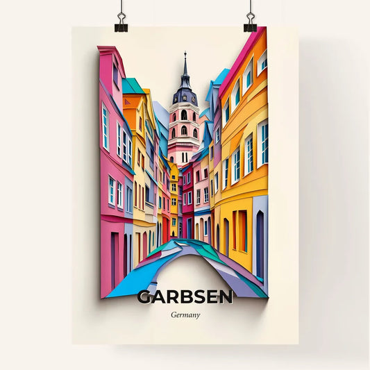 Vivid Garbsen, Germany, Colorful Poster