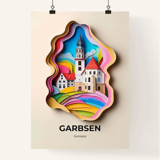 Vivid Garbsen, Germany, Colorful Poster