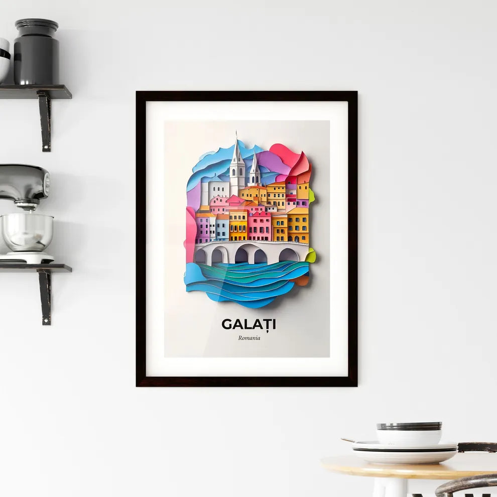 Vivid Galați, Romania, Framed Wall Art
