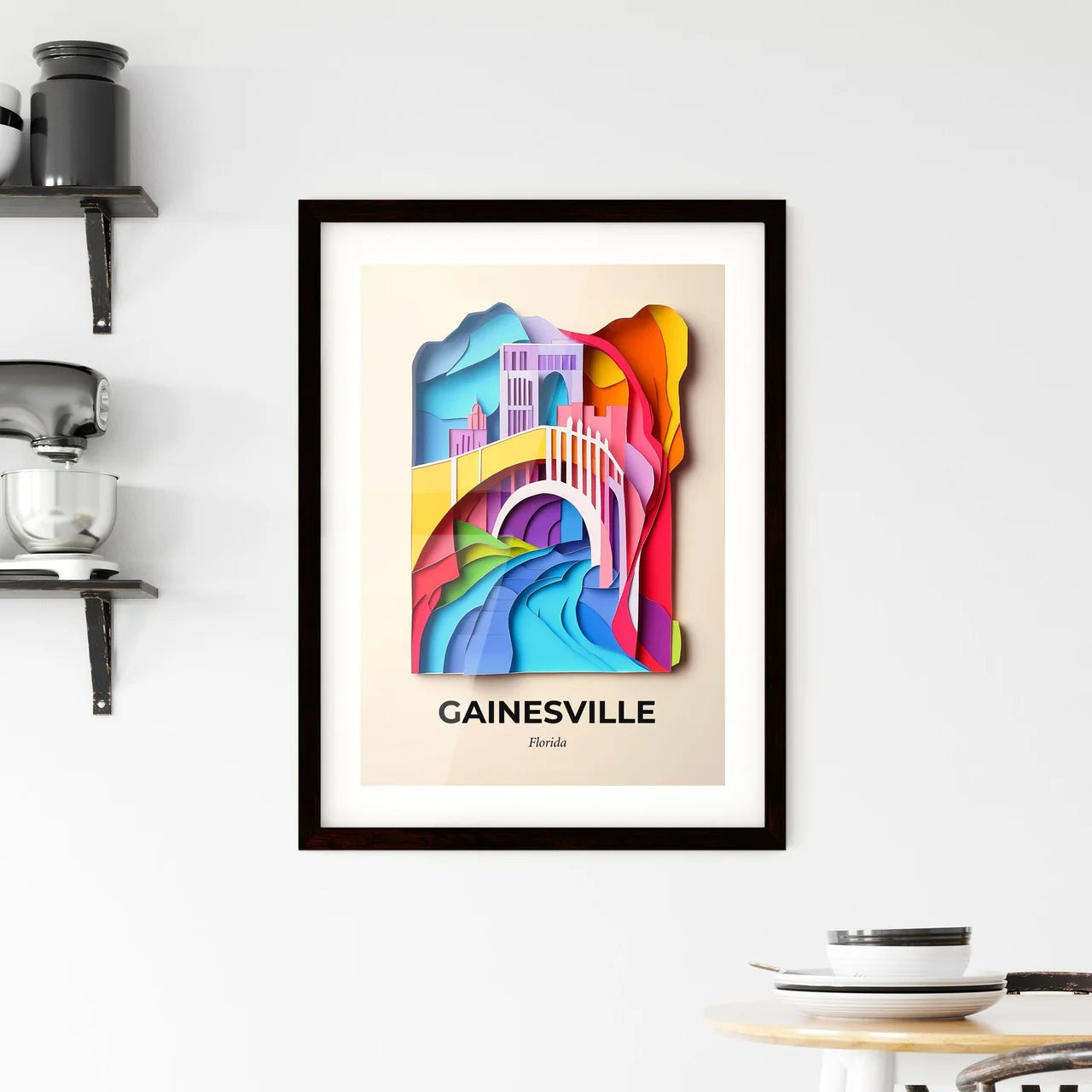 Vivid Gainesville, Florida, Framed Wall Art
