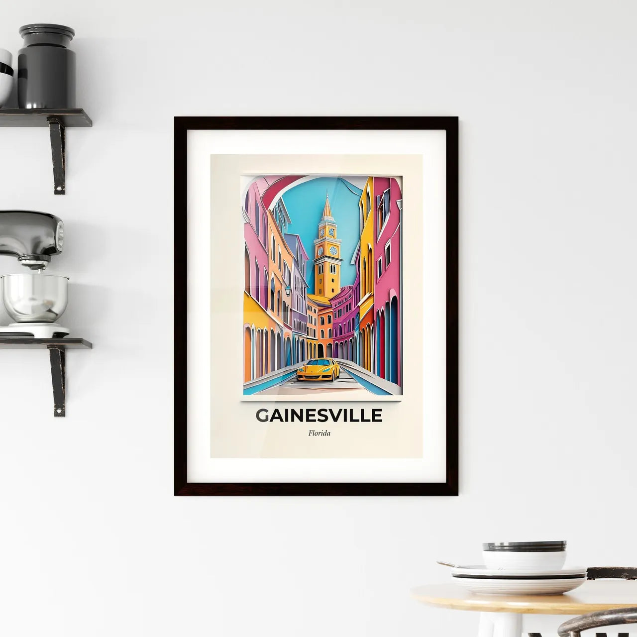 Vivid Gainesville, Florida, Framed Wall Art