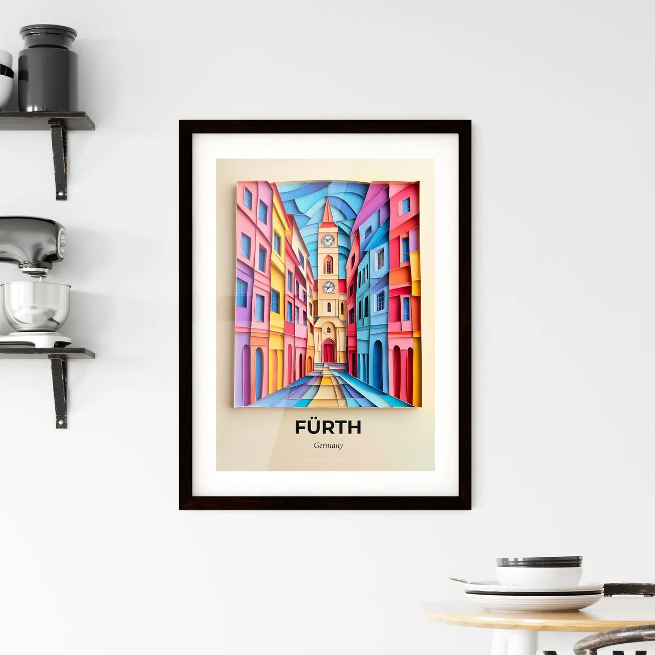 Vivid Furth, Germany, Framed Wall Art