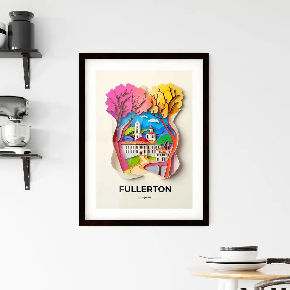 Vivid Fullerton, California, Framed Wall Art