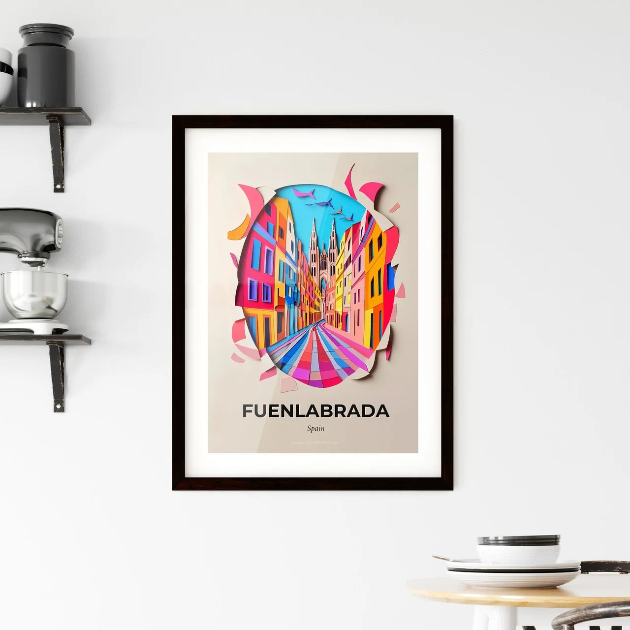 Vivid Fuenlabrada, Spain, Framed Wall Art