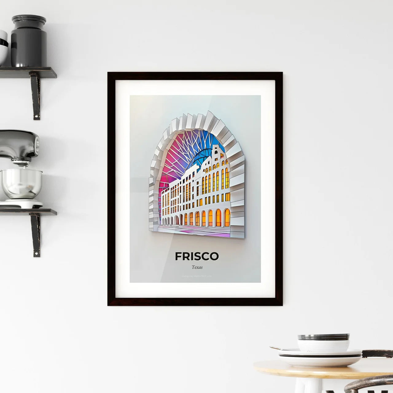 Vivid Frisco, Texas, Framed Wall Art