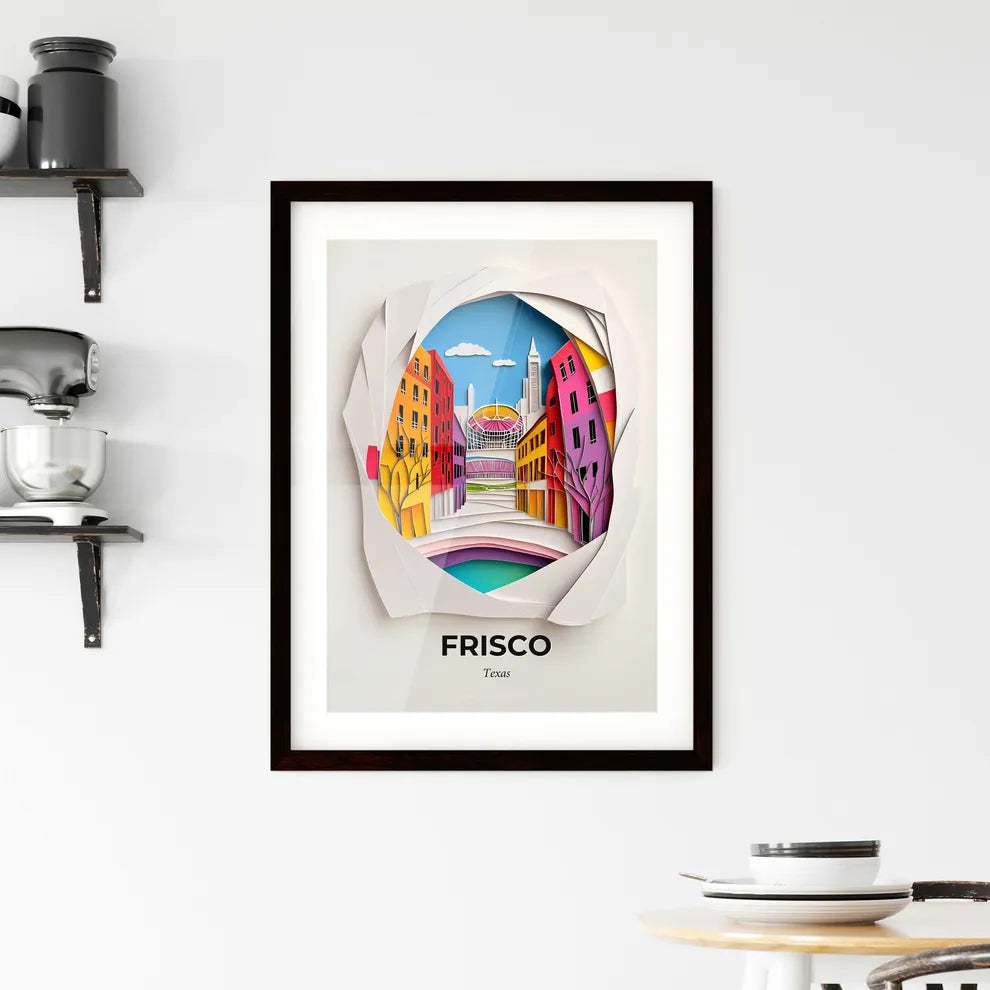 Vivid Frisco, Texas, Framed Wall Art
