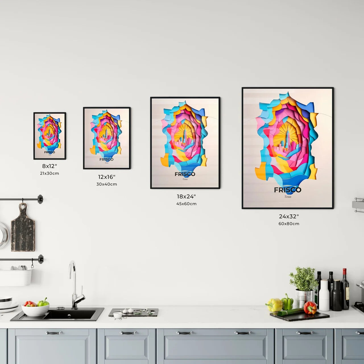 Vivid Frisco, Texas, Kitchen Art