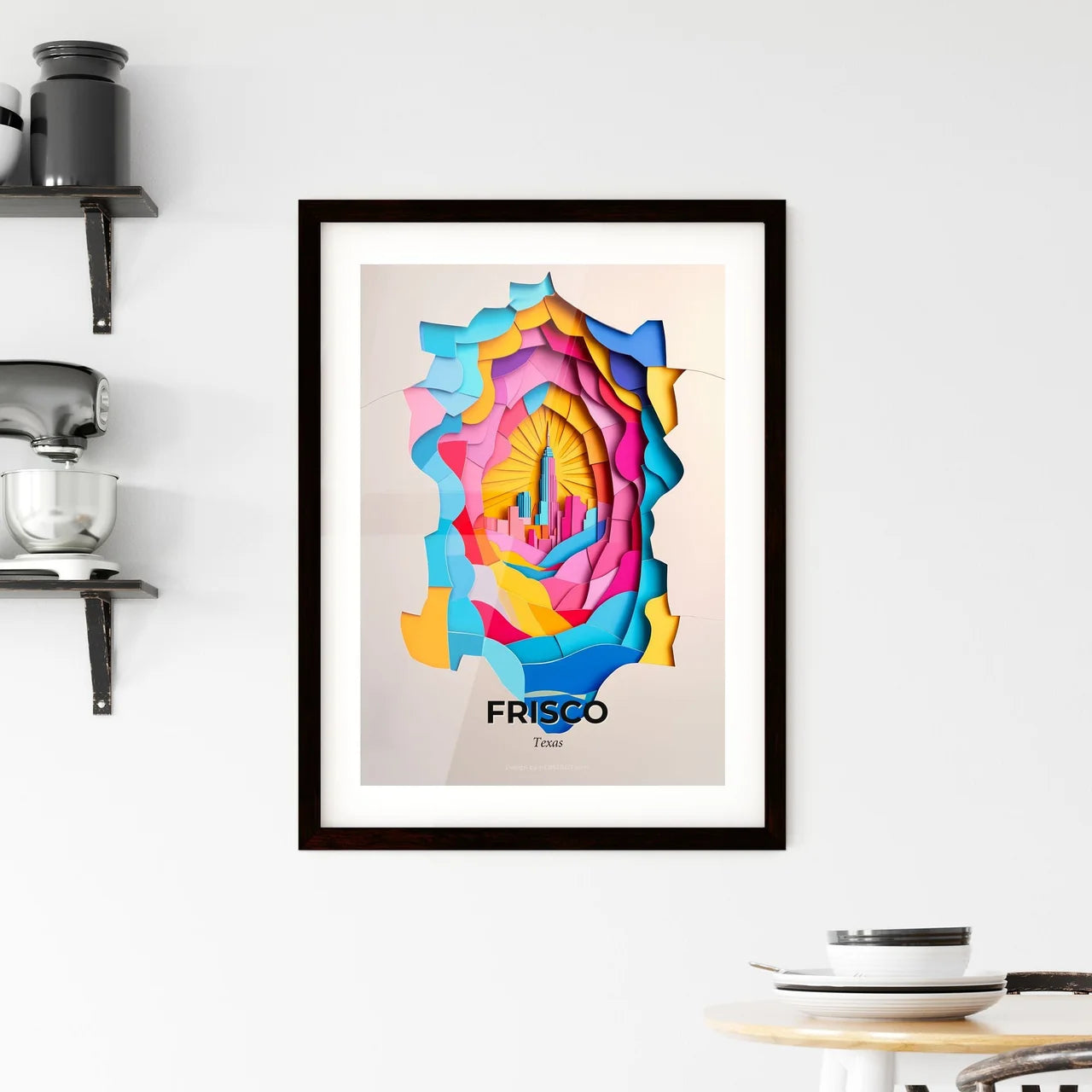 Vivid Frisco, Texas, Framed Wall Art