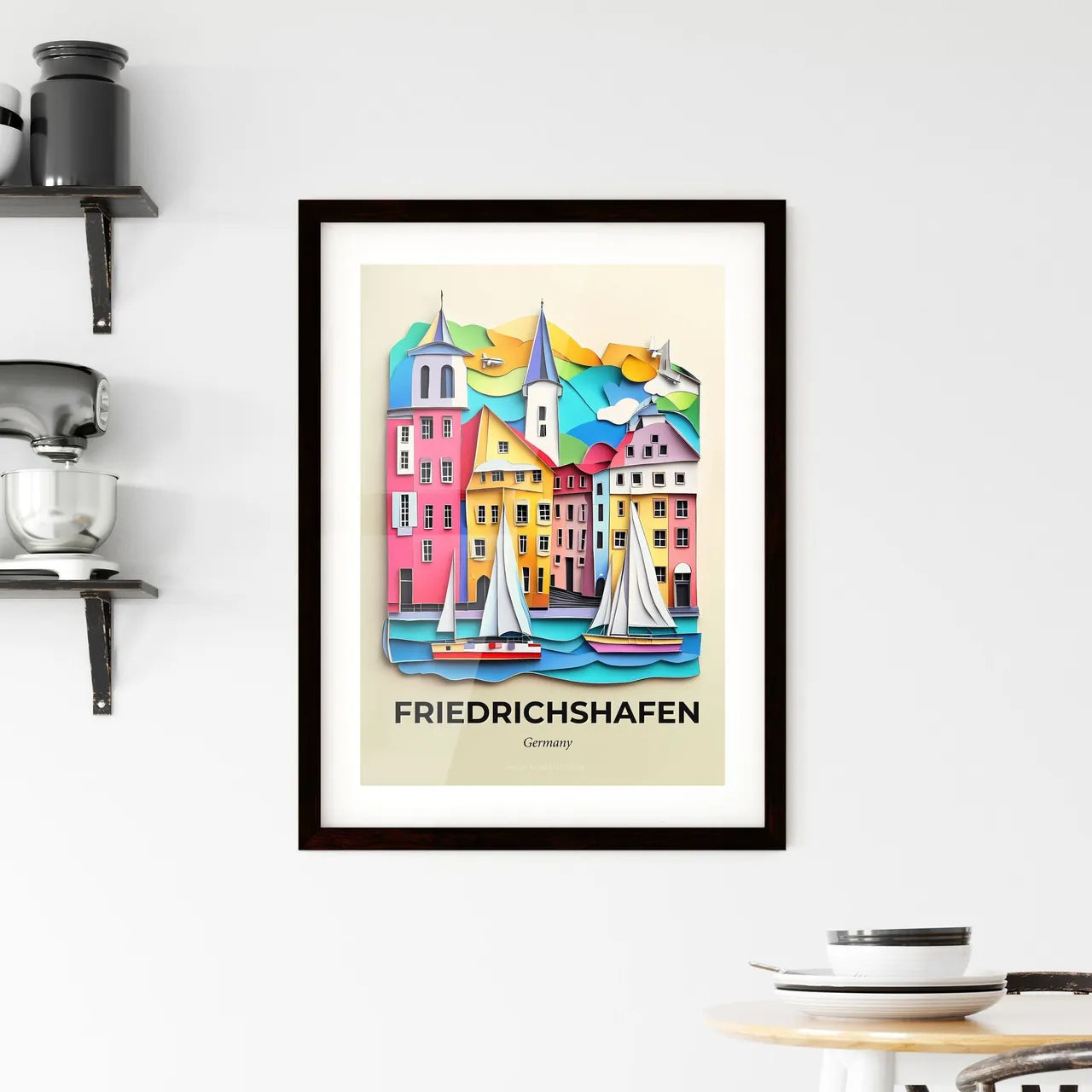 Vivid Friedrichshafen, Germany, Framed Wall Art