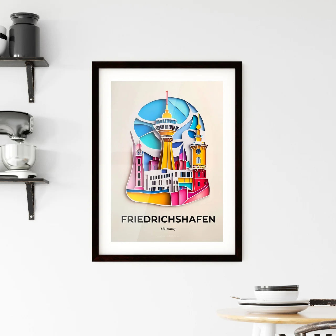 Vivid Friedrichshafen, Germany, Framed Wall Art