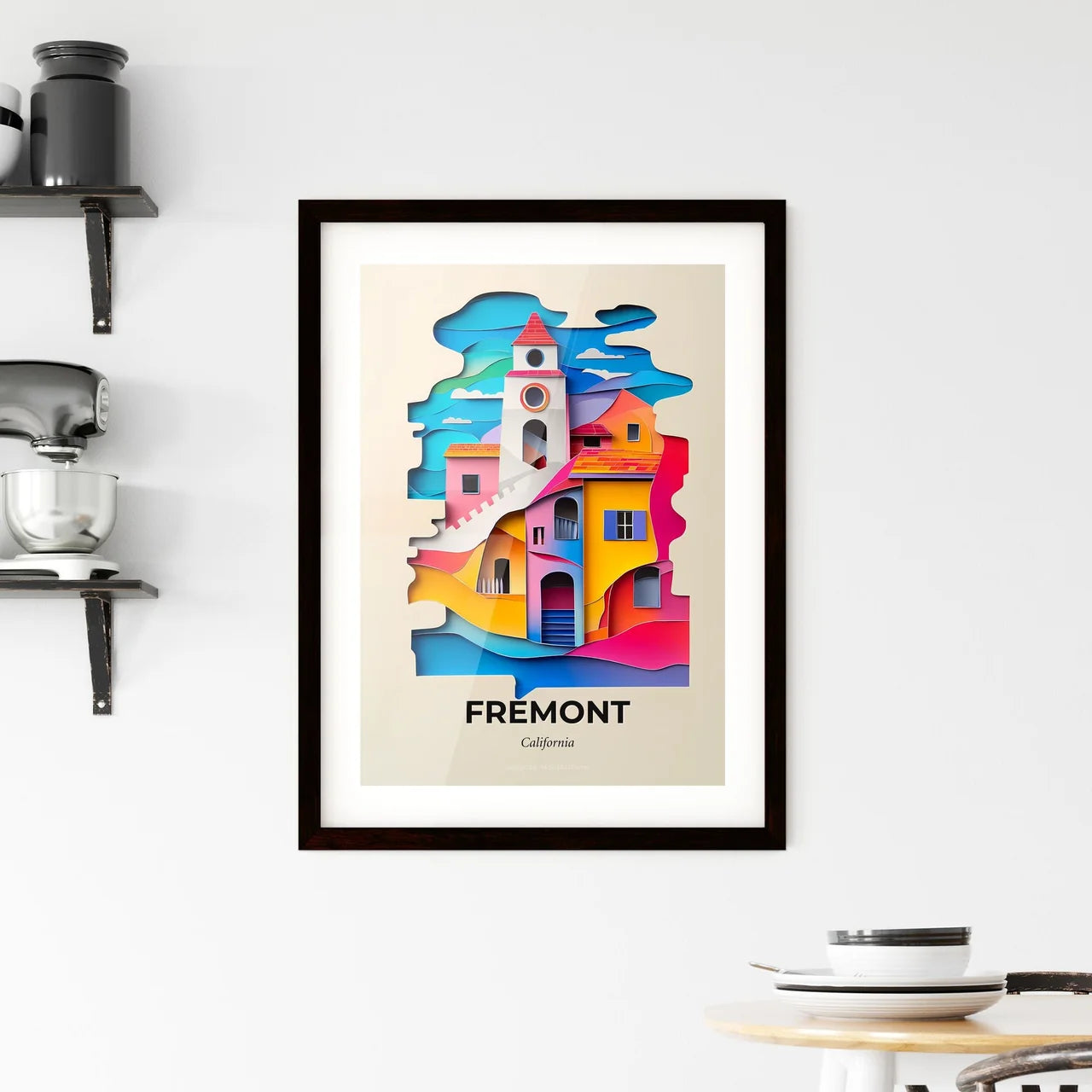 Vivid Fremont, California, Framed Wall Art