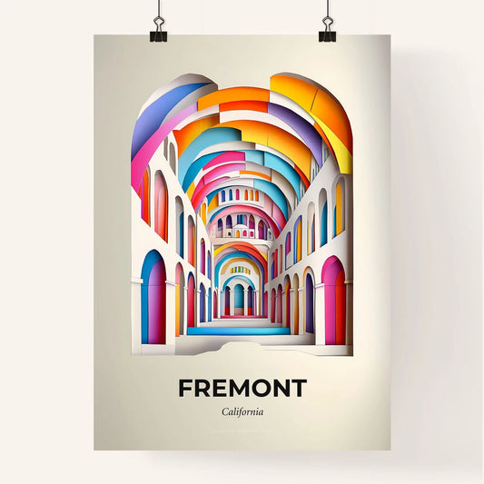 Vivid Fremont, California, Colorful Poster