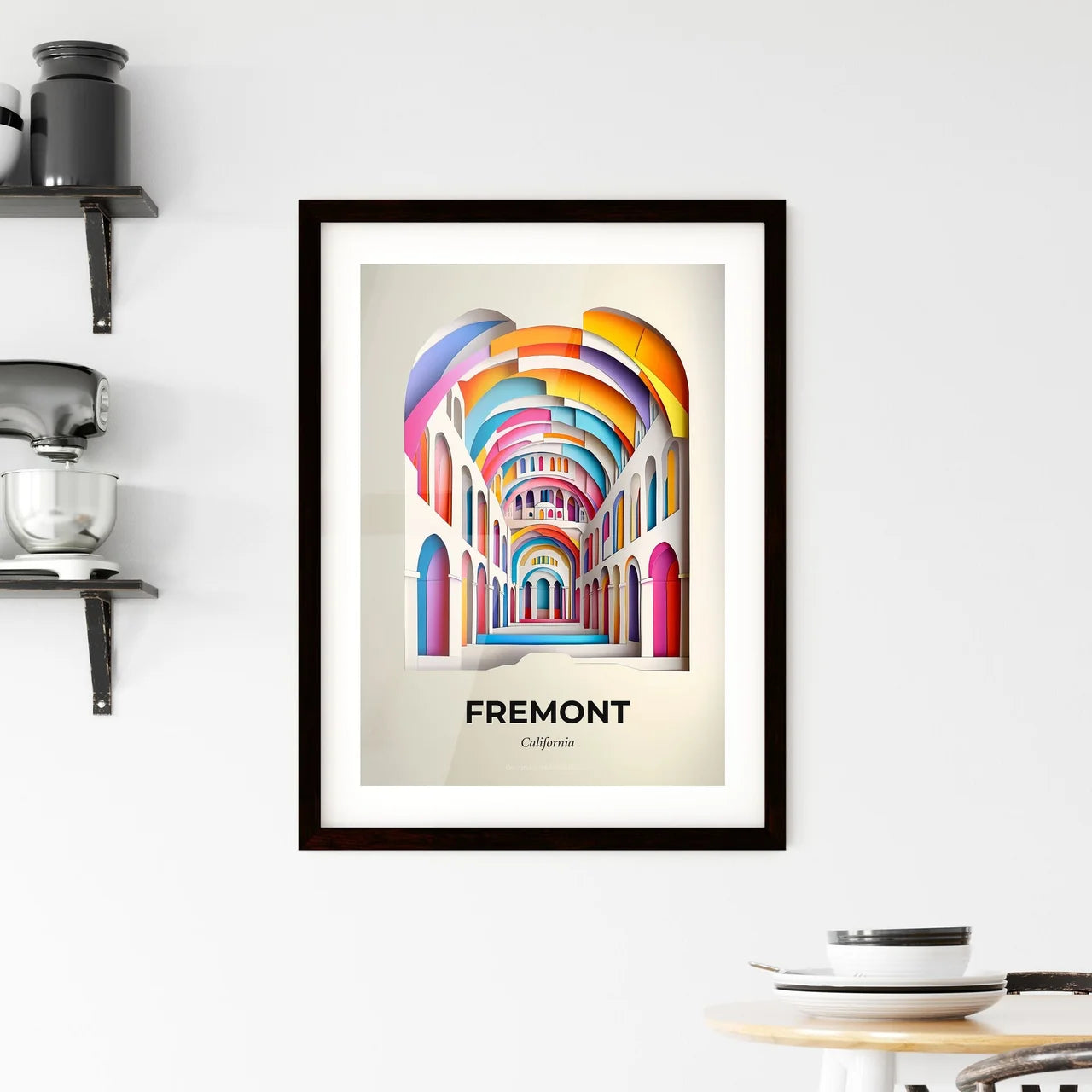 Vivid Fremont, California, Framed Wall Art