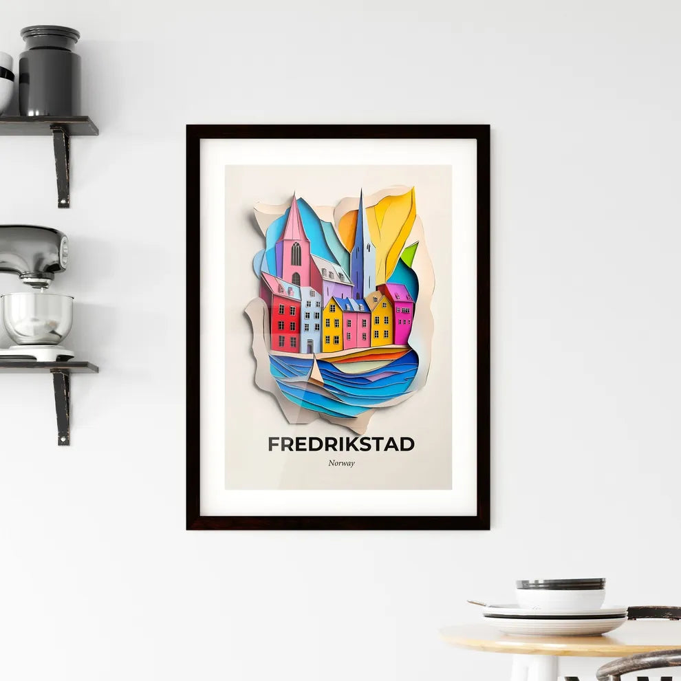Vivid Fredrikstad, Norway, Framed Wall Art