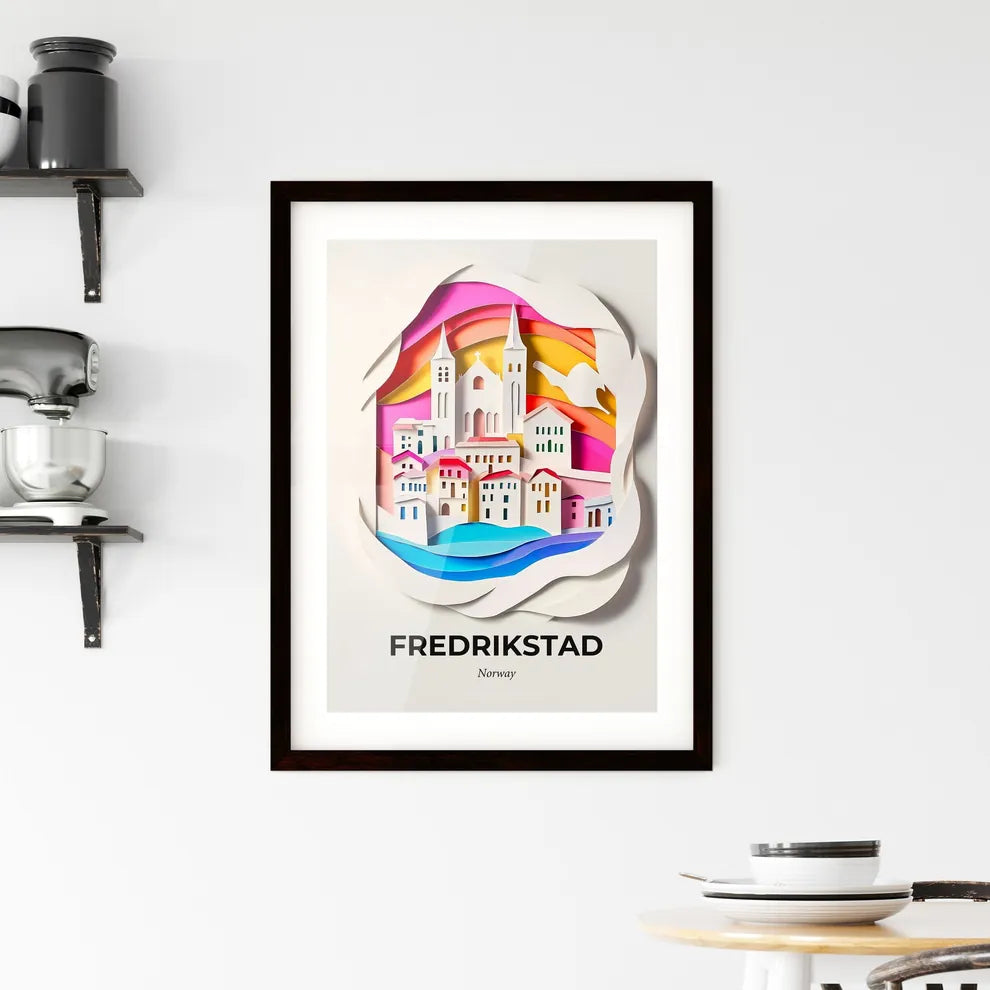 Vivid Fredrikstad, Norway, Framed Wall Art