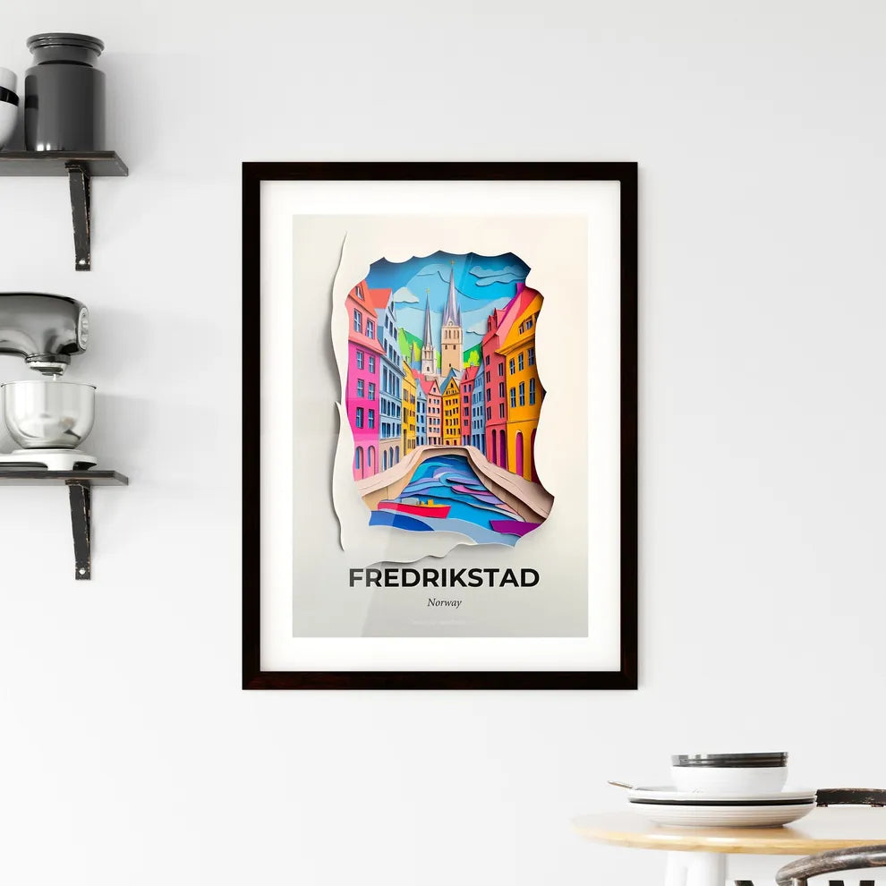 Vivid Fredrikstad, Norway, Framed Wall Art