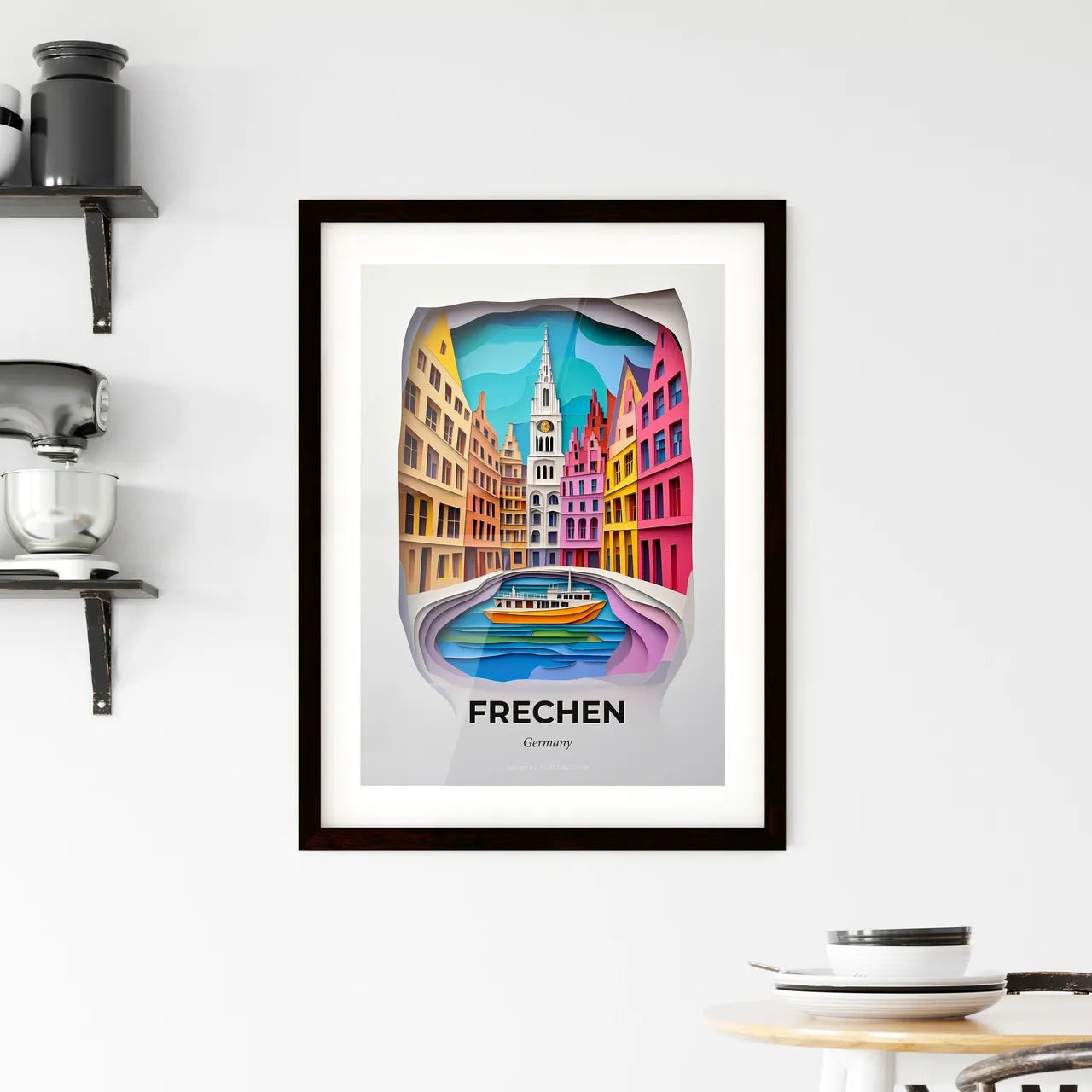 Vivid Frechen, Germany, Framed Wall Art