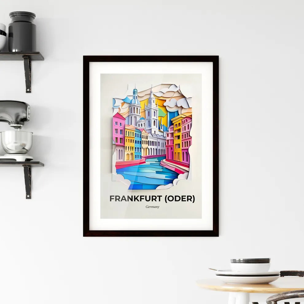 Vivid Frankfurt (Oder), Germany, Framed Wall Art