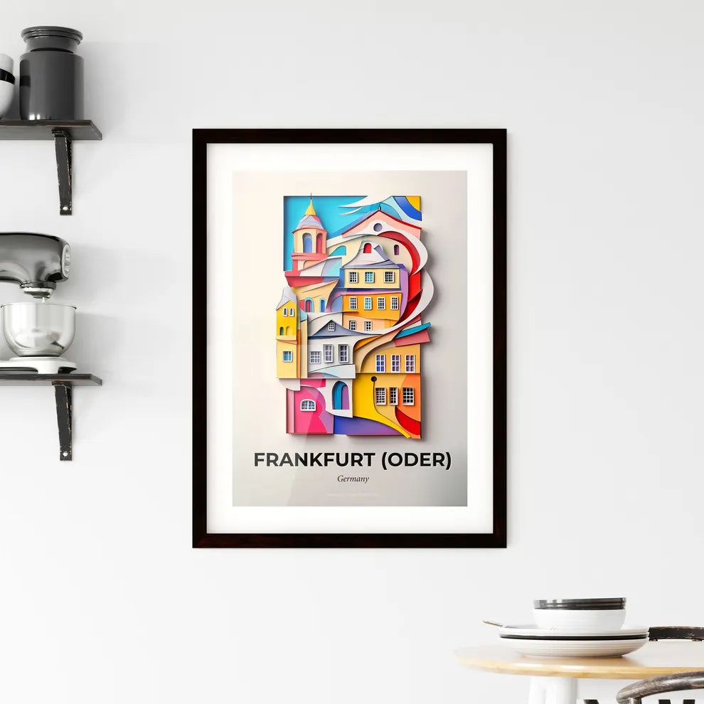 Vivid Frankfurt (Oder), Germany, Framed Wall Art