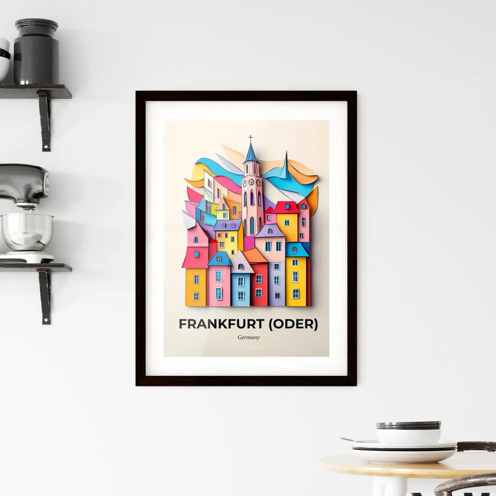 Vivid Frankfurt (Oder), Germany, Framed Wall Art