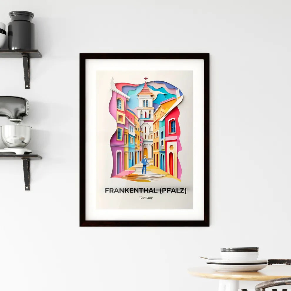 Vivid Frankenthal (Pfalz), Germany, Framed Wall Art