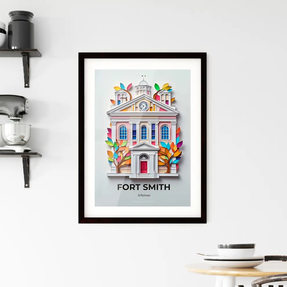 Vivid Fort Smith, Arkansas, Framed Wall Art