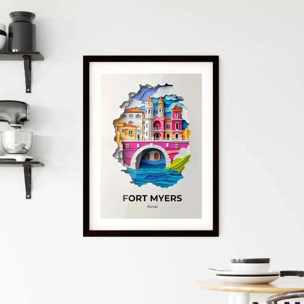 Vivid Fort Myers, Florida, Framed Wall Art