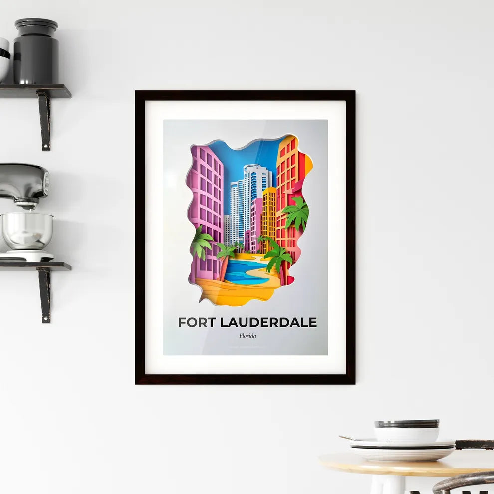Vivid Fort Lauderdale, Florida, Framed Wall Art