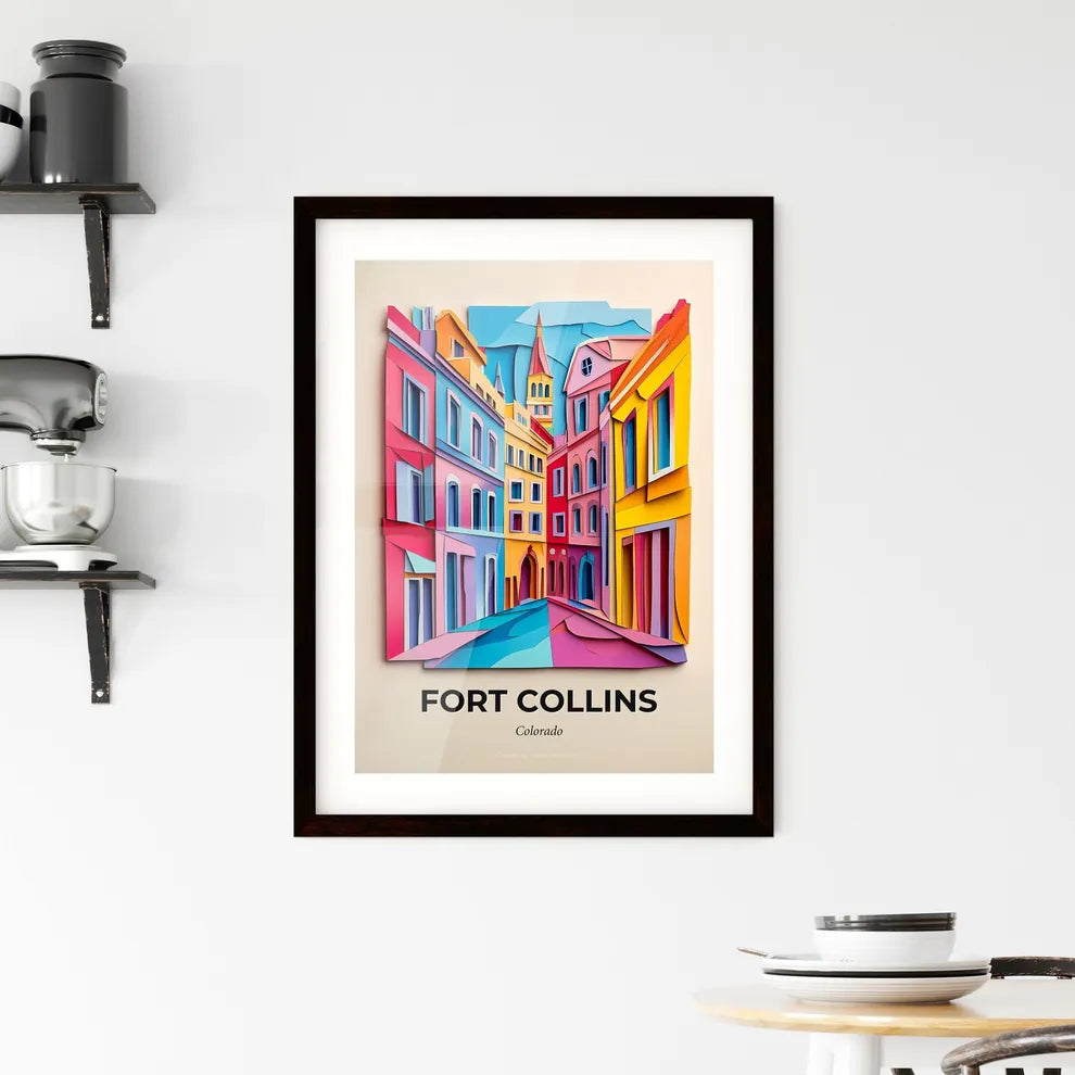 Vivid Fort Collins, Colorado, Framed Wall Art